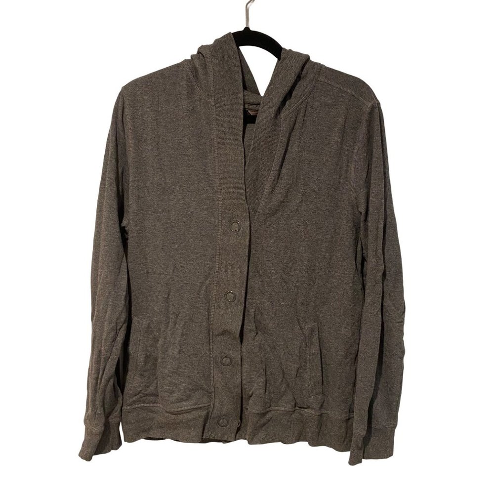 White Stag size Large grey jacket with hood and long sleeves